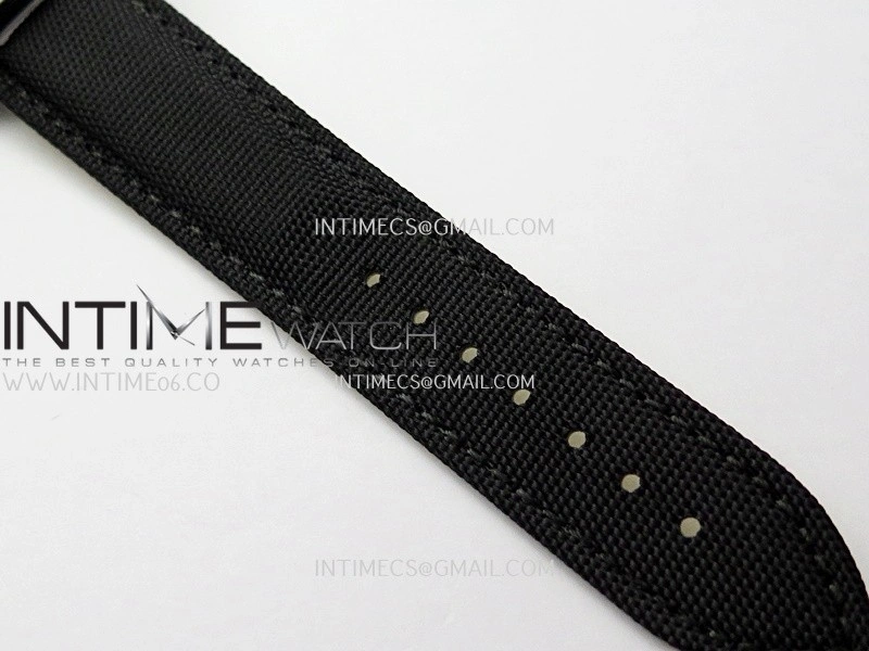 Avenger Chronometer 45mm SS B50F 1:1 Best Edition Black Dial On Black Nylon Strap A2824