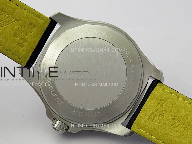 Avenger Chronometer 45mm SS B50F 1:1 Best Edition Black Dial On Black Nylon Strap A2824