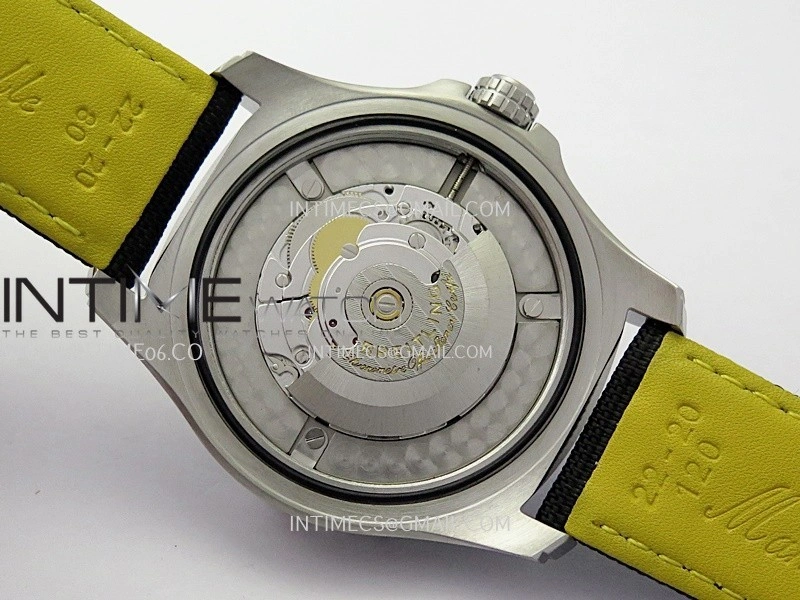 Avenger Chronometer 45mm SS B50F 1:1 Best Edition Black Dial On Black Nylon Strap A2824