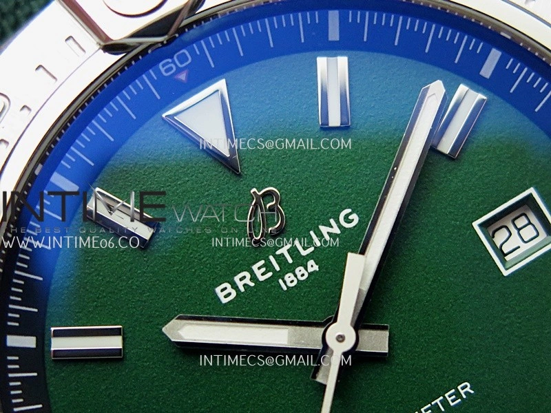 Avenger Chronometer 45mm SS B50F 1:1 Best Edition Green Dial On Green Nylon Strap A2824