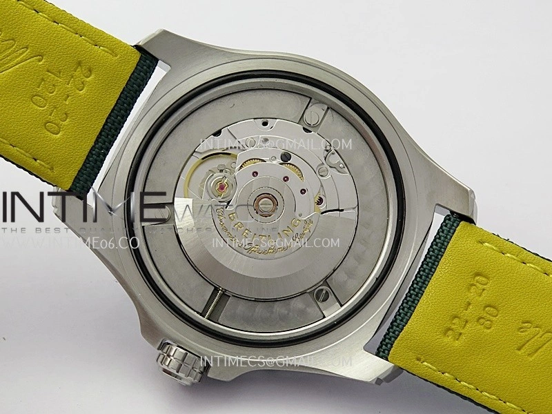 Avenger Chronometer 45mm SS B50F 1:1 Best Edition Green Dial On Green Nylon Strap A2824