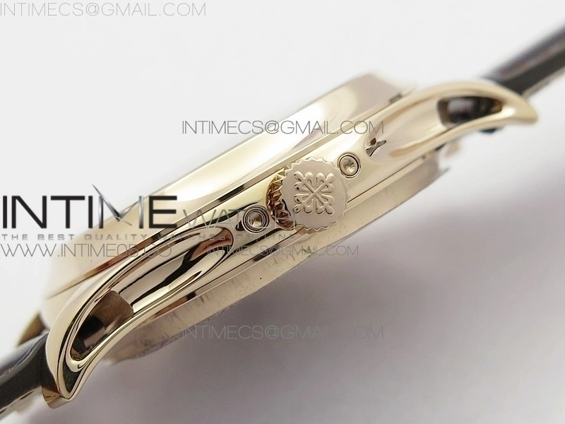 Annual Calendar Complications 5205R RG GRF Best Edition Black dial on Brown leather strap A324