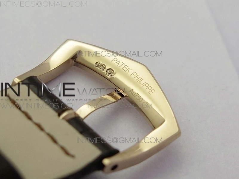 Annual Calendar Complications 5205R RG GRF Best Edition Black dial on Brown leather strap A324