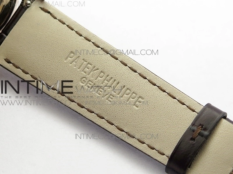 Annual Calendar Complications 5205R RG GRF Best Edition Black dial on Brown leather strap A324