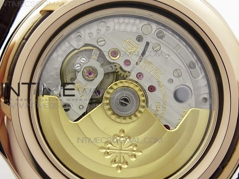 Annual Calendar Complications 5205R RG GRF Best Edition Black dial on Brown leather strap A324