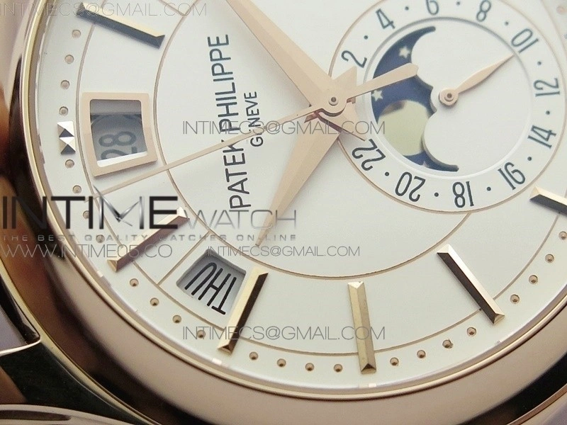 Annual Calendar Complications 5205R RG GRF Best Edition White dial on Brown leather strap A324
