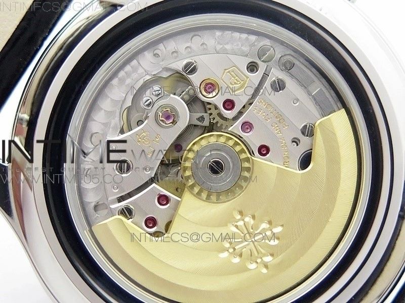 Annual Calendar Complications 5205R SS GRF Best Edition Black dial on Black leather strap A324
