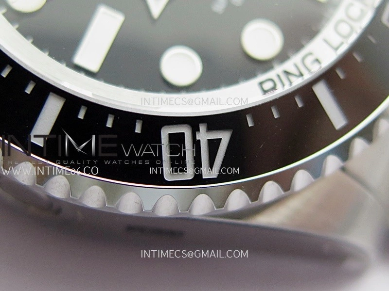 Sea-Dweller DEEPSEA 126660 904L SS QF 1:1 Best Edition Black Dial On Oyster Bracelet SH3235