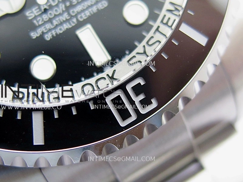 Sea-Dweller DEEPSEA 126660 904L SS QF 1:1 Best Edition Black Dial On Oyster Bracelet SH3235