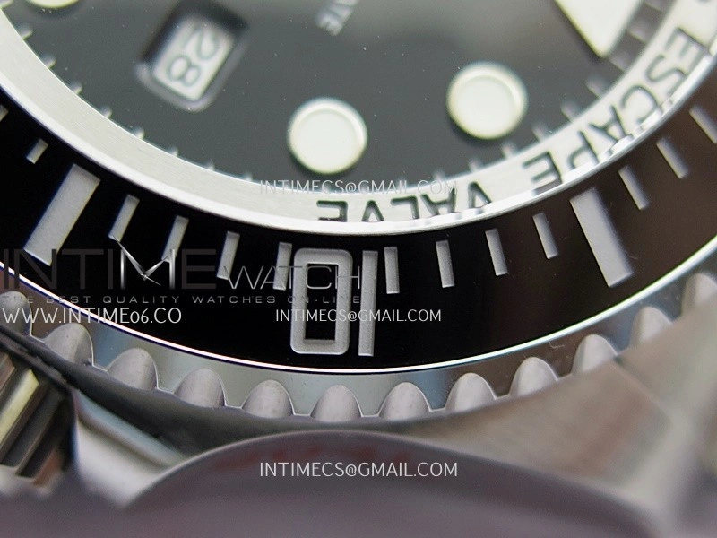 Sea-Dweller DEEPSEA 126660 904L SS QF 1:1 Best Edition Black Dial On Oyster Bracelet SH3235