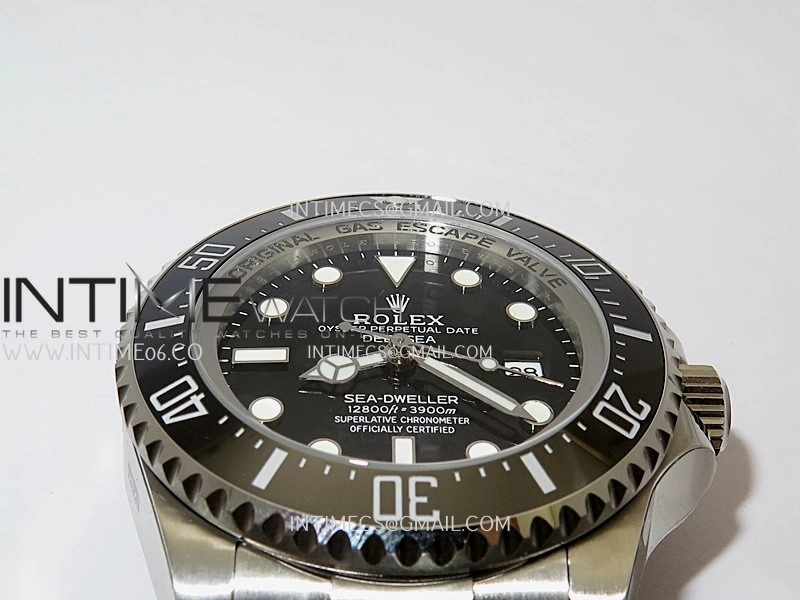 Sea-Dweller DEEPSEA 126660 904L SS QF 1:1 Best Edition Black Dial On Oyster Bracelet SH3235