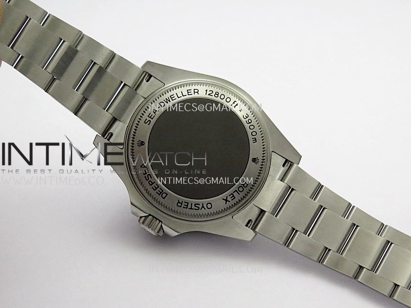Sea-Dweller DEEPSEA 126660 904L SS QF 1:1 Best Edition Black Dial On Oyster Bracelet SH3235