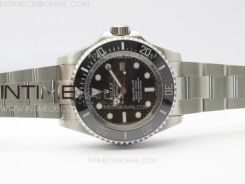 Sea-Dweller DEEPSEA 126660 SS GMF 1:1 Best Edition New Black Dial On Oyster Bracelet VR3235