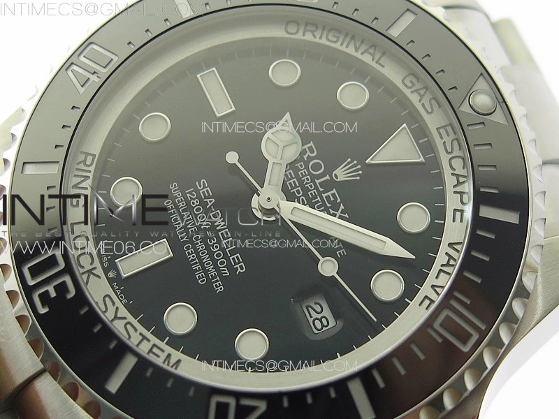 Sea-Dweller DEEPSEA 126660 SS GMF 1:1 Best Edition New Black Dial On Oyster Bracelet VR3235