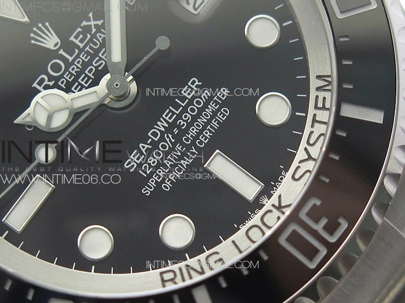 Sea-Dweller DEEPSEA 126660 SS GMF 1:1 Best Edition New Black Dial On Oyster Bracelet VR3235
