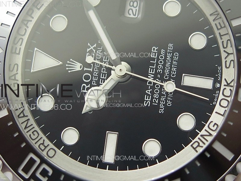 Sea-Dweller DEEPSEA 126660 SS GMF 1:1 Best Edition New Black Dial On Oyster Bracelet VR3235