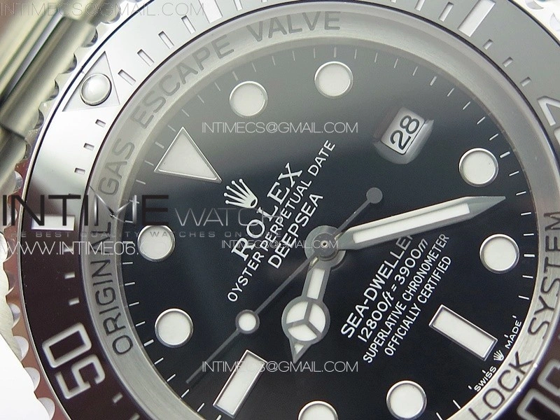 Sea-Dweller DEEPSEA 126660 SS GMF 1:1 Best Edition New Black Dial On Oyster Bracelet VR3235