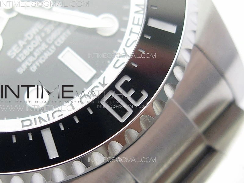 Sea-Dweller DEEPSEA 126660 SS GMF 1:1 Best Edition New Black Dial On Oyster Bracelet VR3235