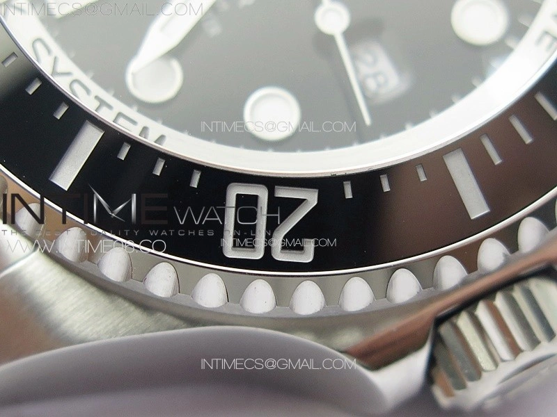 Sea-Dweller DEEPSEA 126660 SS GMF 1:1 Best Edition New Black Dial On Oyster Bracelet VR3235