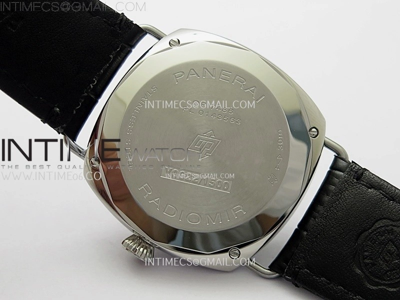 Radiomir PAM1293 Y 40mm SS TTF Best Edition Blue Dial on Black Leather Strap Asian P900