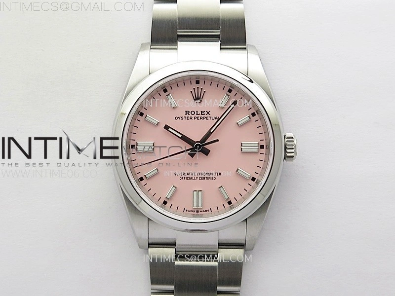 Oyster Perpetual 36mm 126000 904L VSF 1:1 Best Edition Pink Dial on SS Bracelet VS3230