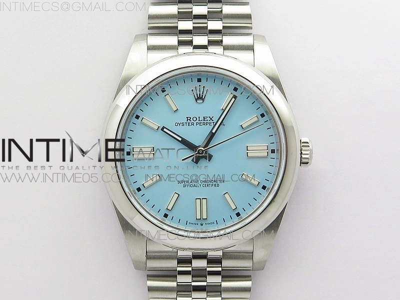 Oyster Perpetual 41mm 124300 BP Best Edition Tiffany Blue Dial on SS Jubilee Bracelet