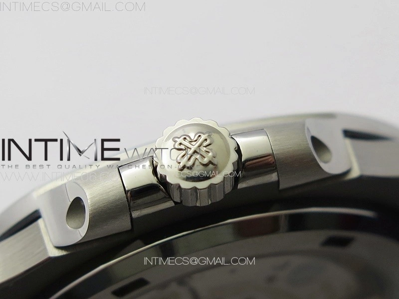 Nautilus Jumbo 5711 Super Replication PPF 1:1 Best Edition Blue Textured Dial on Blue Rubber Strap PPF324