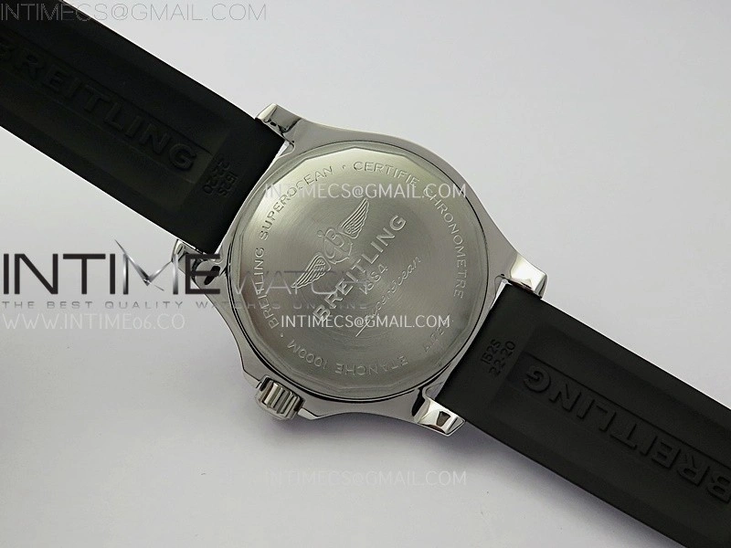 SuperOcean Automatic 46mm TF 1:1 Best Edition Yellow Dial on Black Rubber Strap A2824