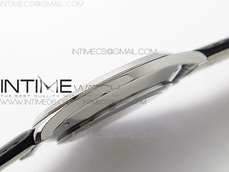 Master Ultra Thin Small Second SS ZF 1:1 Best Edition Blue Dial on Black Leather Strap A896