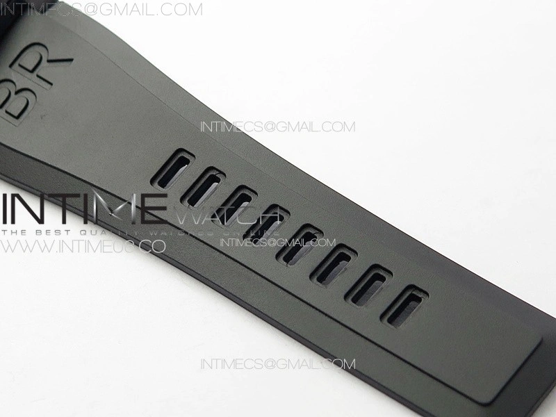 BR 03-92 Real Ceramic 1:1 Best Edition Black Dial Black Markers on Black Rubber Strap MIYOTA 9015