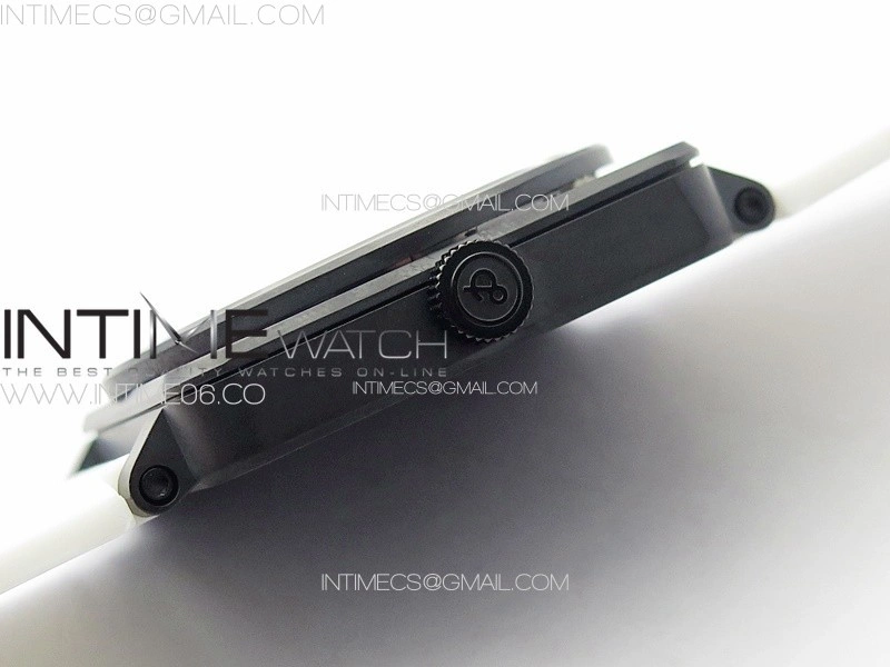 BR 03-92 Real Ceramic 1:1 Best Edition White Dial Black Markers on White Rubber Strap MIYOTA 9015