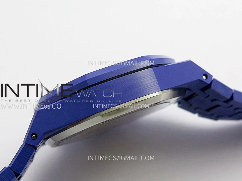 Royal Oak Chrono 26240 Blue Ceramic APSF 1:1 Best Edition Blue Dial On Blue Ceramic Bracelet SA4401 Super Clone