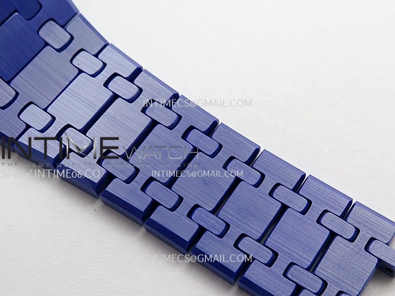 Royal Oak Chrono 26240 Blue Ceramic APSF 1:1 Best Edition Blue Dial On Blue Ceramic Bracelet SA4401 Super Clone
