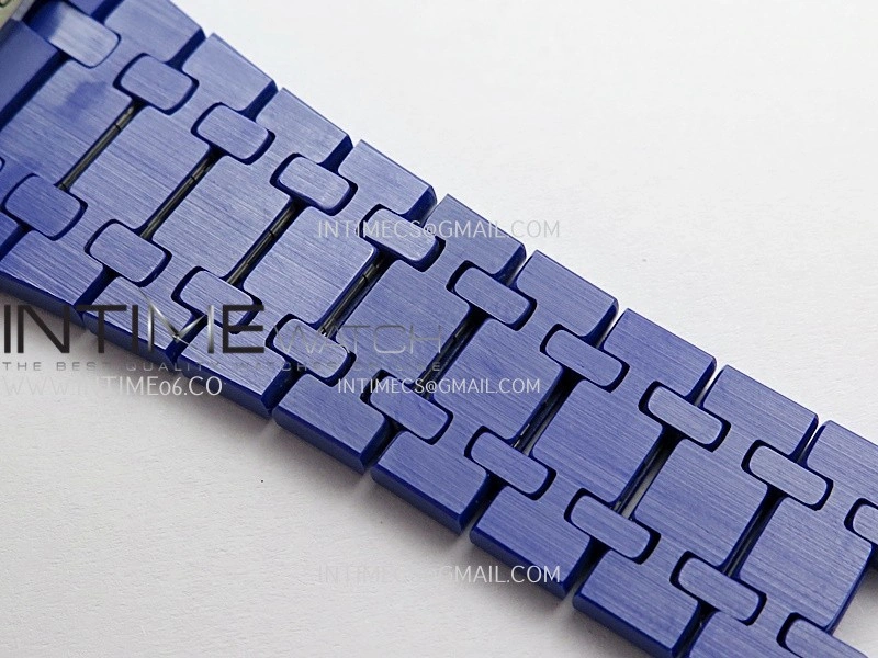 Royal Oak Chrono 26240 Blue Ceramic APSF 1:1 Best Edition Blue Dial On Blue Ceramic Bracelet SA4401 Super Clone