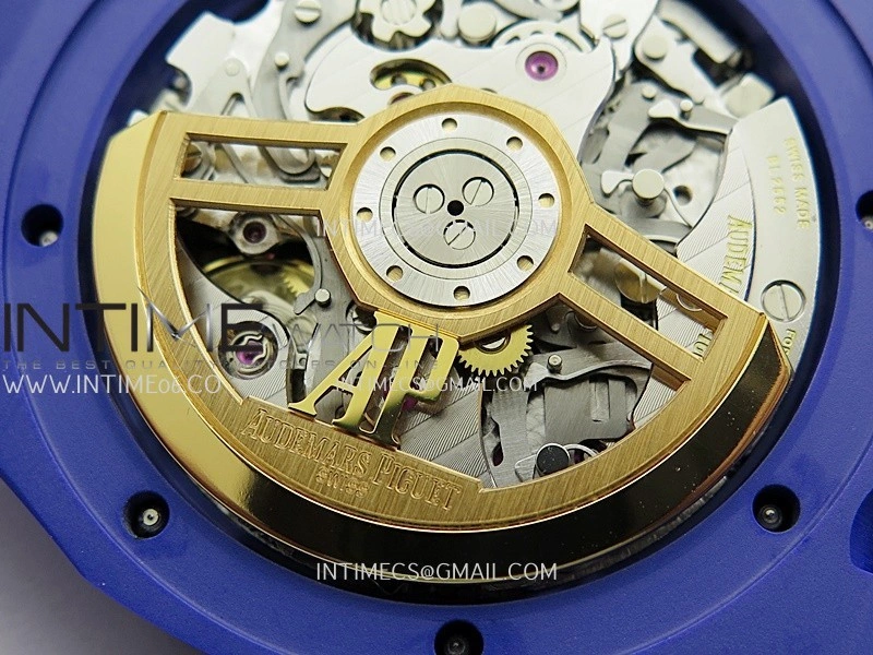 Royal Oak Chrono 26240 Blue Ceramic APSF 1:1 Best Edition Blue Dial On Blue Ceramic Bracelet SA4401 Super Clone