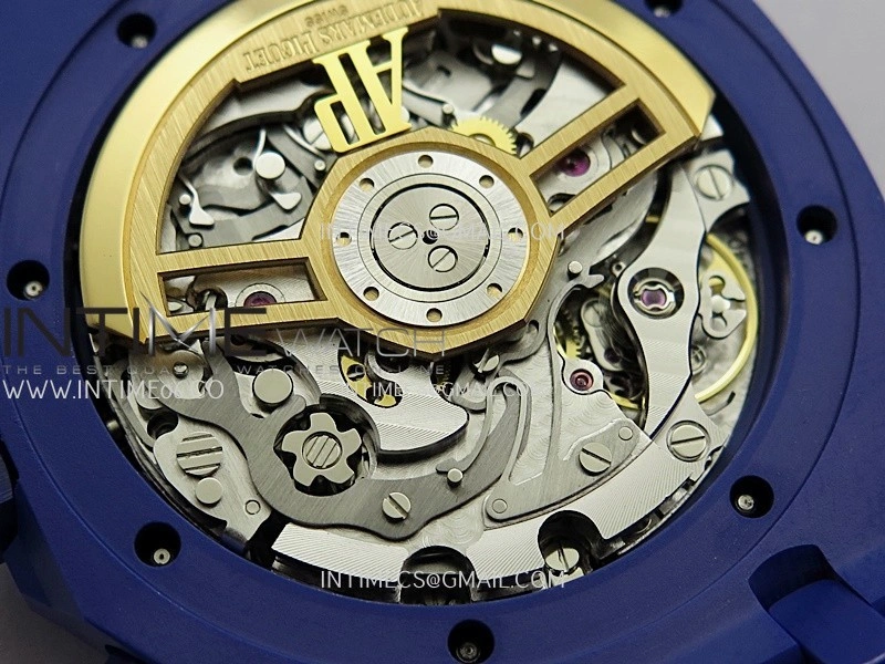 Royal Oak Chrono 26240 Blue Ceramic APSF 1:1 Best Edition Blue Dial On Blue Ceramic Bracelet SA4401 Super Clone
