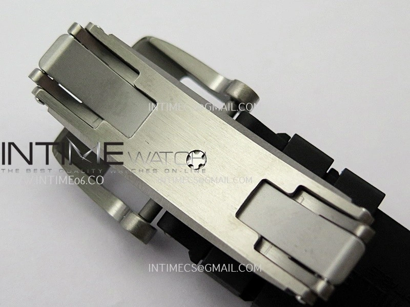 RM061 Black Ceramic APSF 1:1 Best Edition Skeleton Dial On Black Rubber Strap RMUL2 Super Clone
