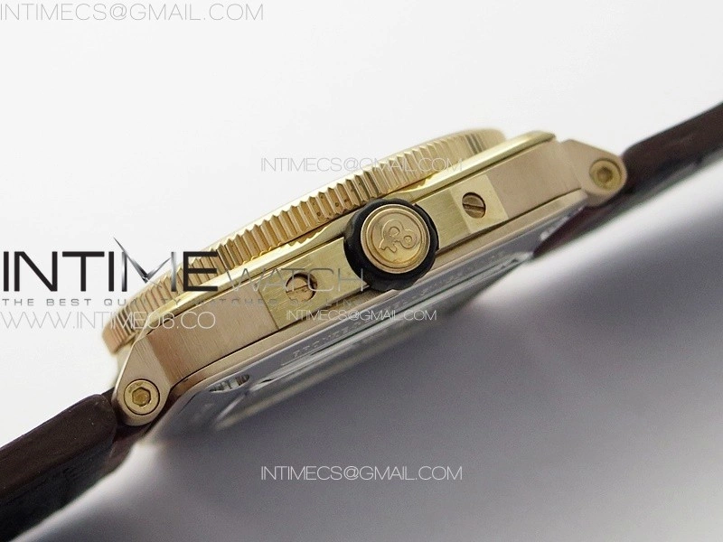 BR 03-92 Diver Ceramic Bezel Bronze B12 1:1 Best Edition Red Dial on Red Leather Strap MIYOTA 9015