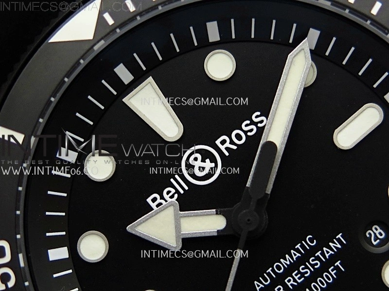 BR 03-92 Diver Black Ceramic Bezel PVD B12 1:1 Best Edition Black Dial on Black Rubber Strap MIYOTA 9015