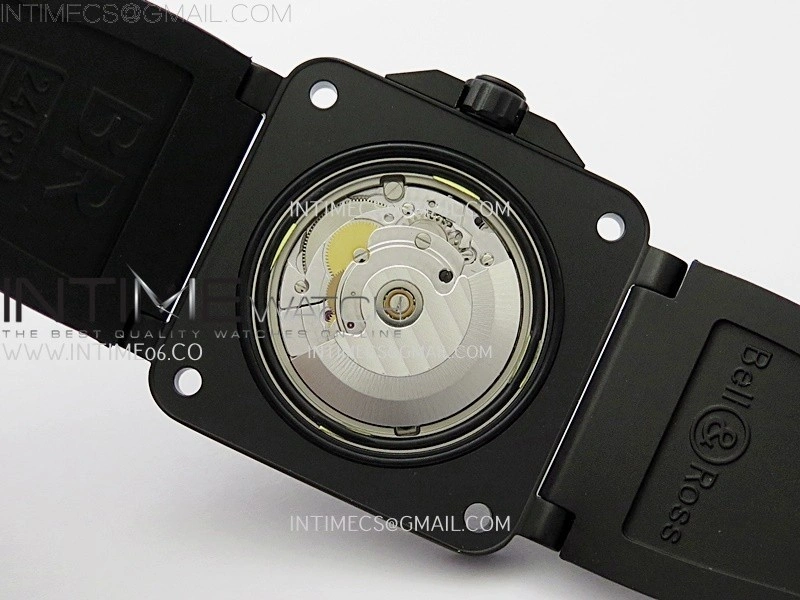 BR 03-92 Diver Black Ceramic Bezel PVD B12 1:1 Best Edition Black Dial on Black Rubber Strap MIYOTA 9015