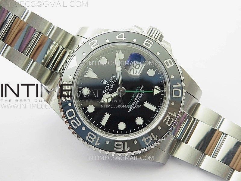 GMT-Master II 126710 GRNR Black Gray Ceramic 904L SS 3EF 1:1 Best Edition Black Dial On Oyster Bracelet VR3285 CHS