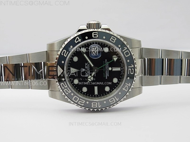 GMT-Master II 126710 GRNR Black Gray Ceramic 904L SS 3EF 1:1 Best Edition Black Dial On Oyster Bracelet VR3285 CHS