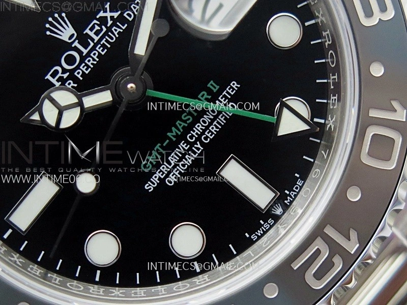 GMT-Master II 126710 GRNR Black Gray Ceramic 904L SS 3EF 1:1 Best Edition Black Dial On Oyster Bracelet VR3285 CHS
