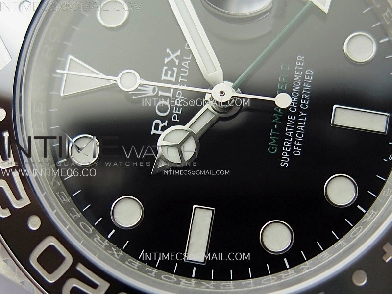 GMT-Master II 126710 GRNR Black Gray Ceramic 904L SS AR+F 1:1 Best Edition Black Dial on Oyster Bracelet DD3285 CHS