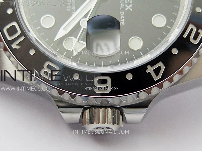 GMT-Master II 126710 GRNR Black Gray Ceramic 904L SS AR+F 1:1 Best Edition Black Dial on Oyster Bracelet DD3285 CHS