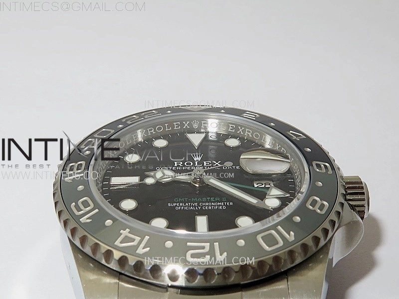 GMT-Master II 126710 GRNR Black Gray Ceramic 904L SS AR+F 1:1 Best Edition Black Dial on Oyster Bracelet DD3285 CHS