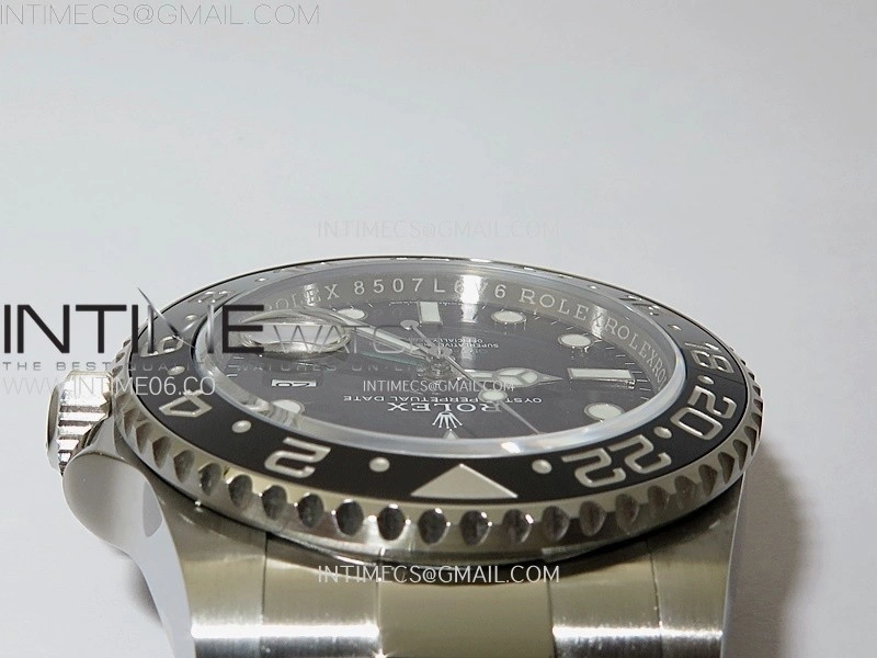 GMT-Master II 126710 GRNR Black Gray Ceramic 904L SS AR+F 1:1 Best Edition Black Dial on Oyster Bracelet DD3285 CHS