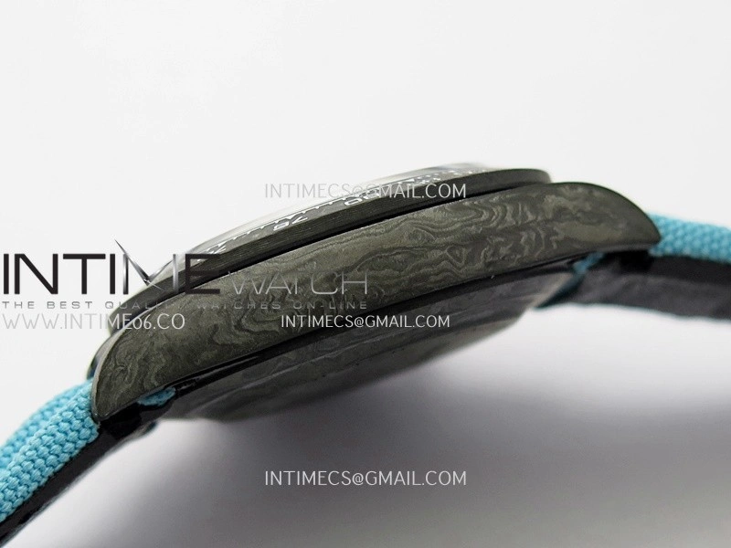 Daytona DIW Carbon Blue Second Hand DIWF Best Edition Skeleton Dial On Blue Nylon Strap SA4130