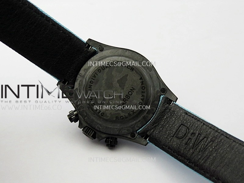Daytona DIW Carbon Blue Second Hand DIWF Best Edition Skeleton Dial On Blue Nylon Strap SA4130
