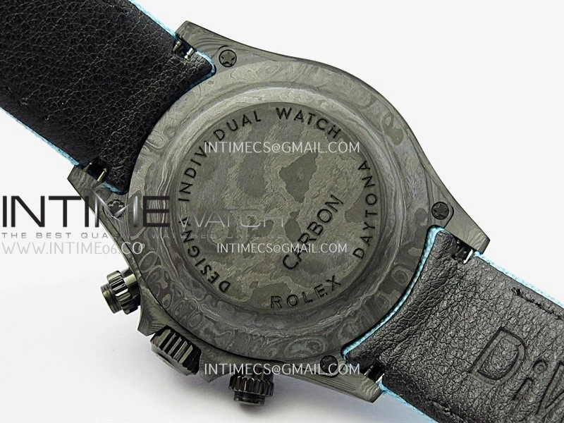 Daytona DIW Carbon Blue Second Hand DIWF Best Edition Skeleton Dial On Blue Nylon Strap SA4130